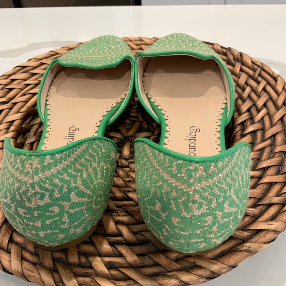 Soft Surroundings Turquoise Embroidered Loafers - Picture 5 of 7